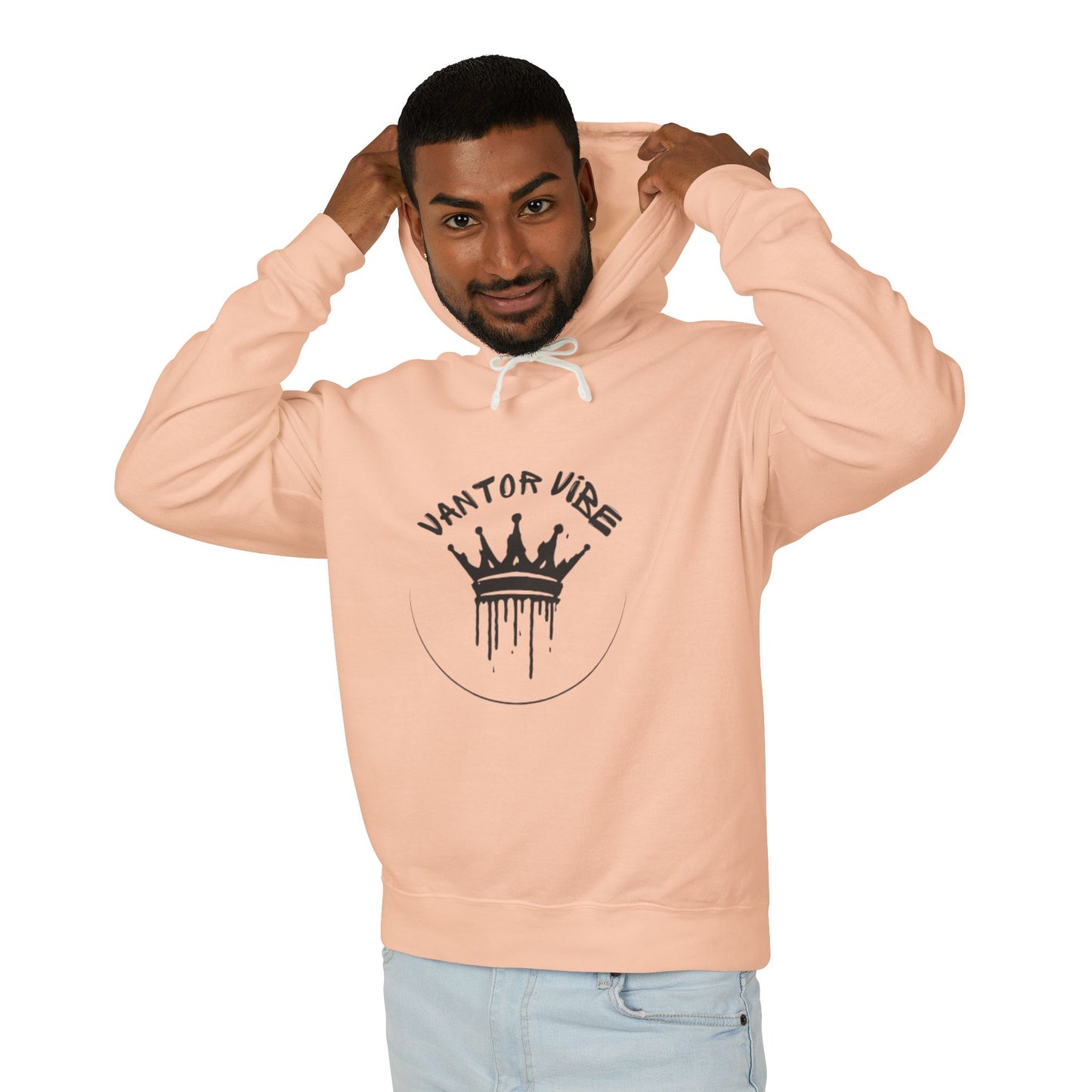 Unisex lichtgewicht sweatshirt met capuchon