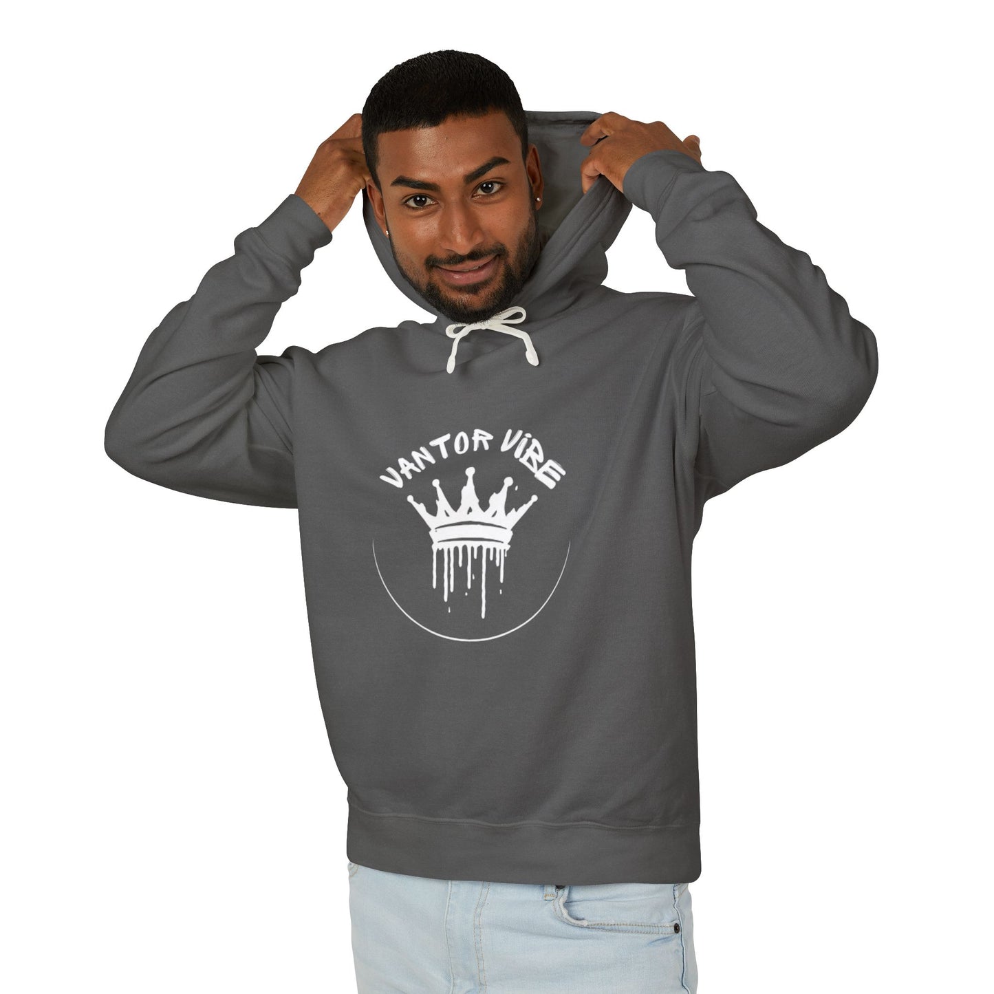 Unisex lichtgewicht sweatshirt met capuchon