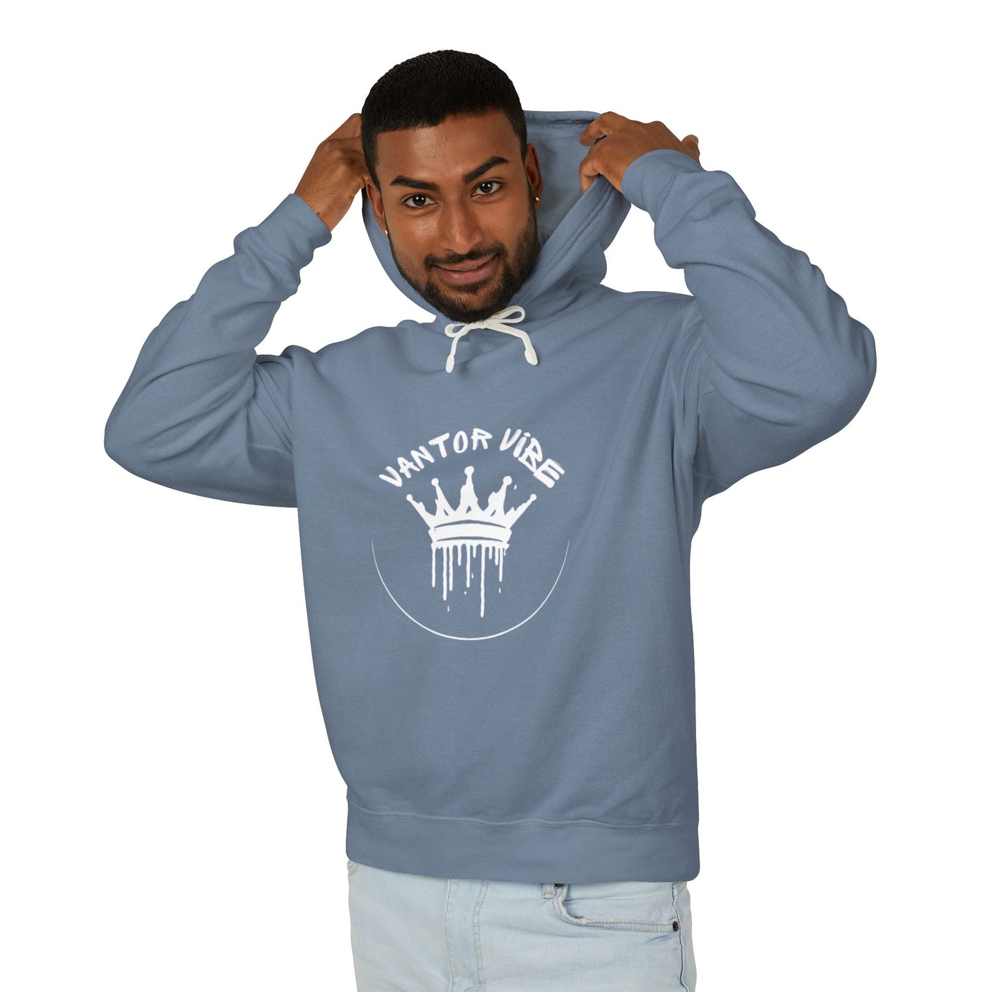 Unisex lichtgewicht sweatshirt met capuchon