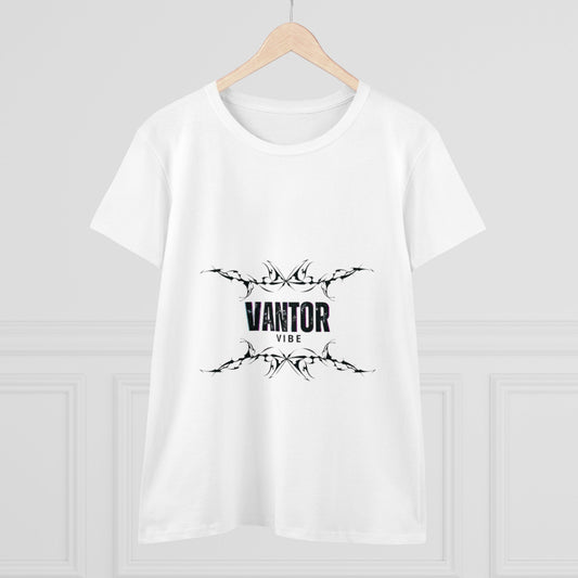 Dames Midweight Katoenen T-shirt