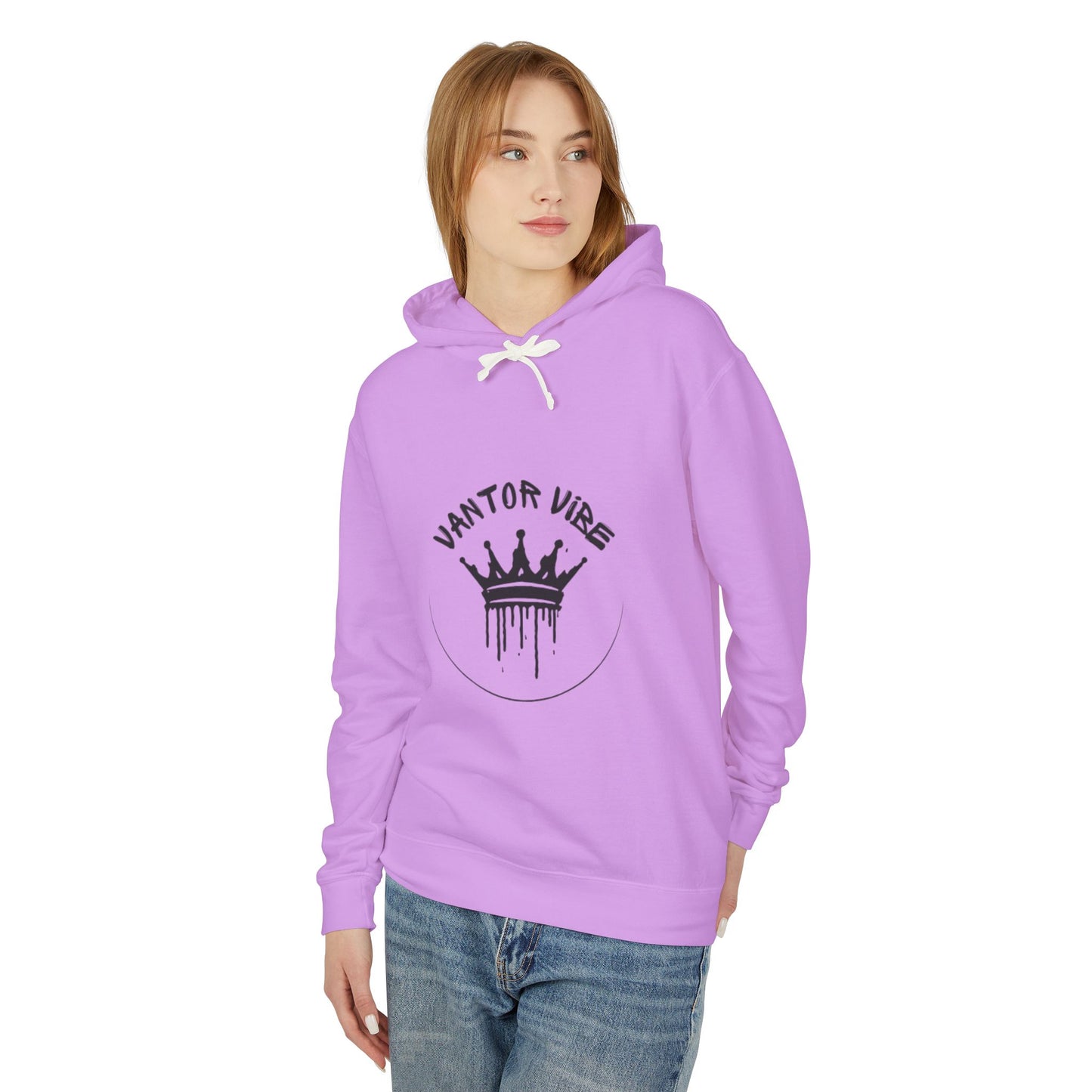 Unisex lichtgewicht sweatshirt met capuchon