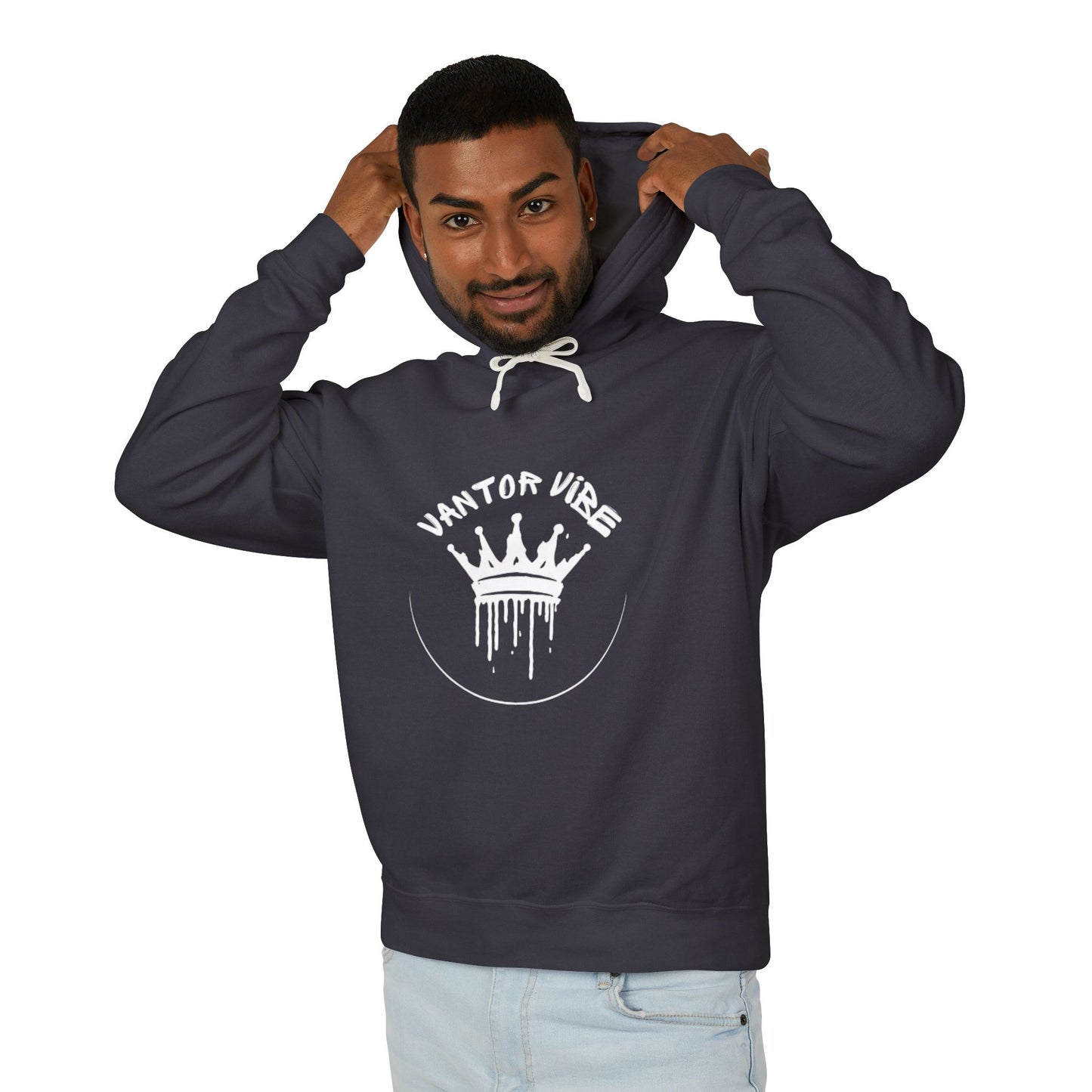 Unisex lichtgewicht sweatshirt met capuchon