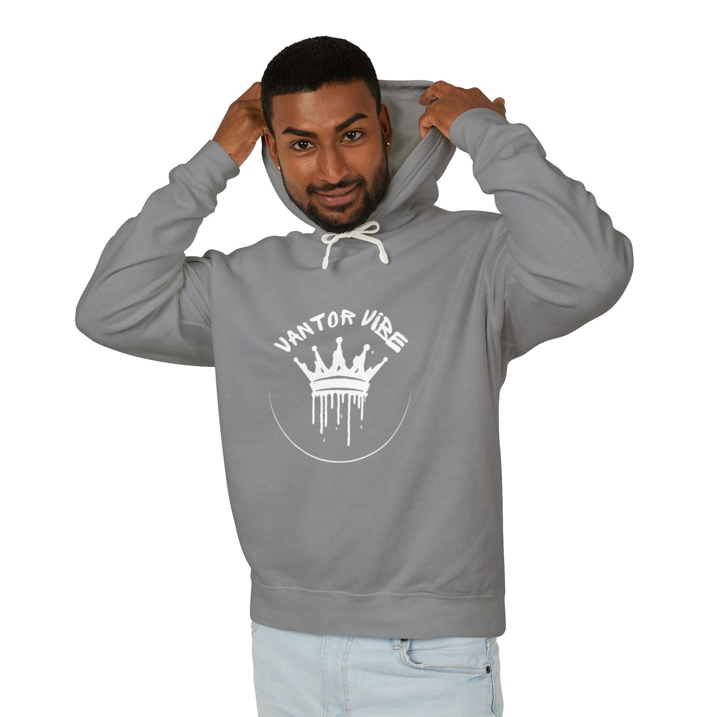 Unisex lichtgewicht sweatshirt met capuchon