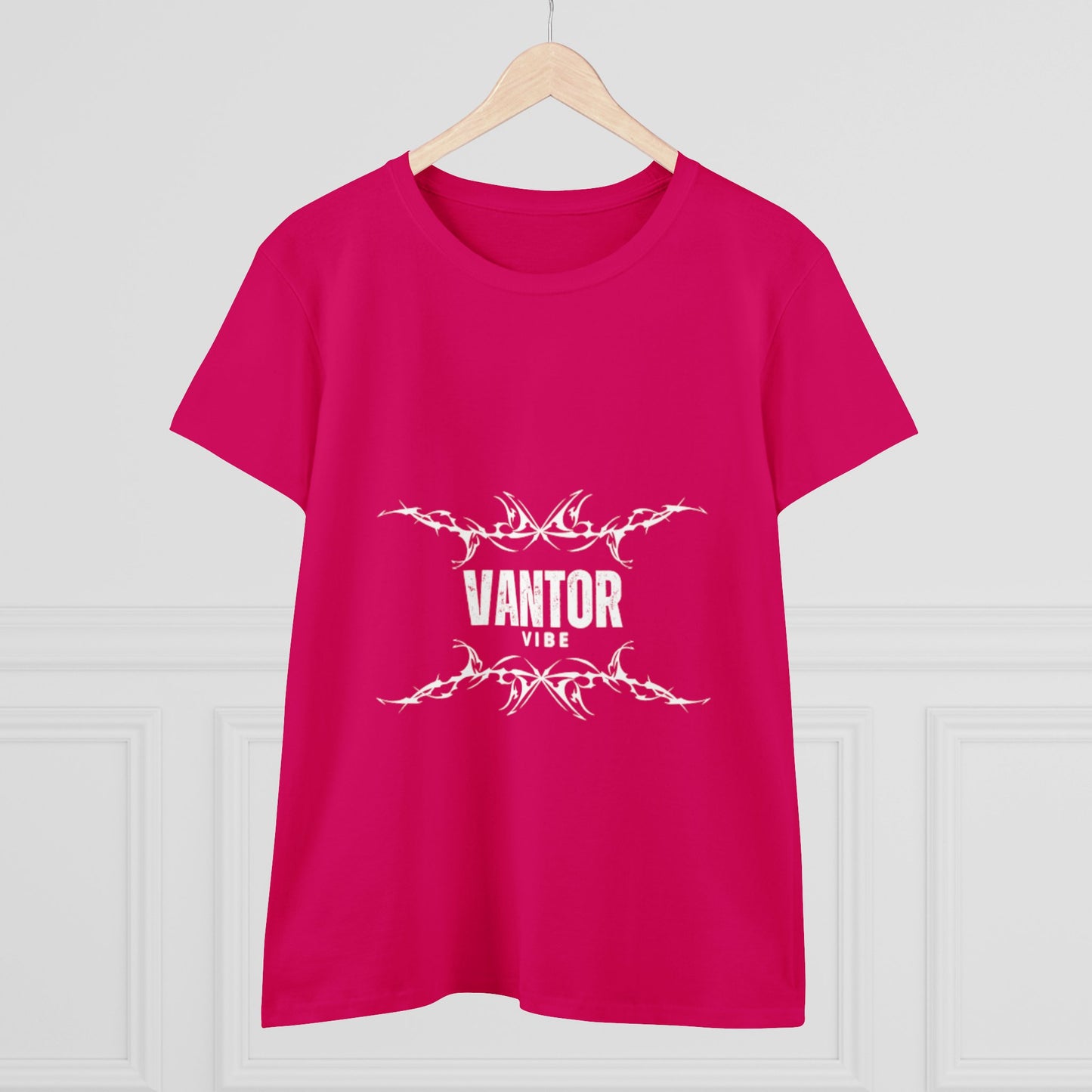 Dames Midweight Katoenen T-shirt