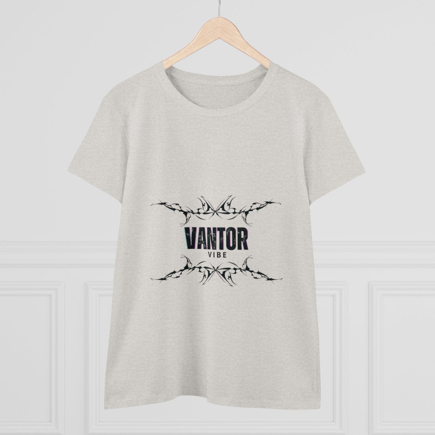 Dames Midweight Katoenen T-shirt